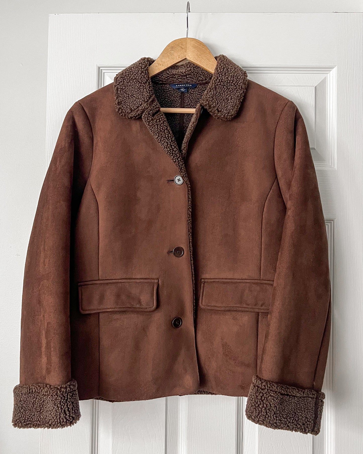 Lands End Sherpa Lined Jacket