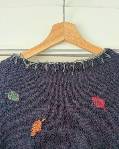 90’s Fall Bear Knitted Sweater