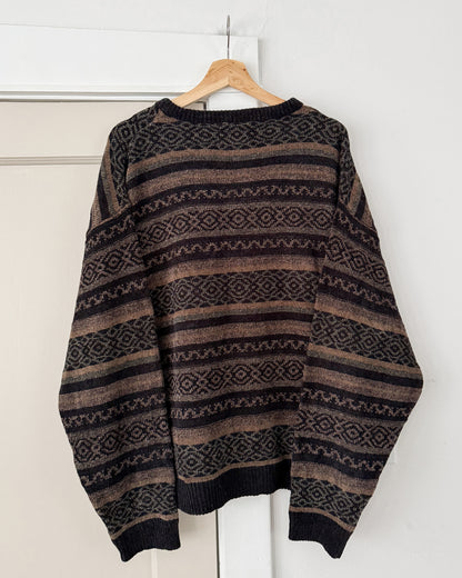 Knitted V Neck Sweater