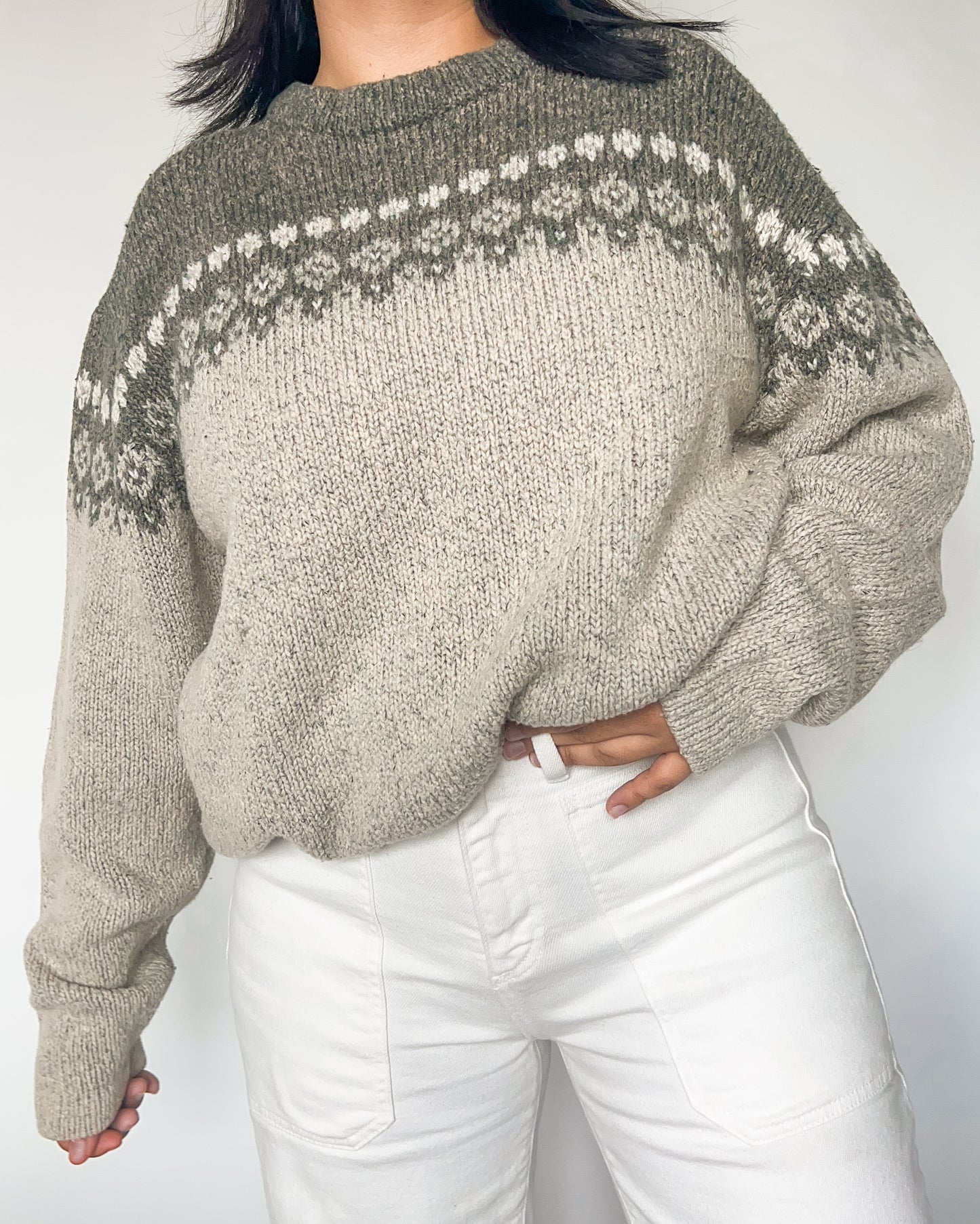 Sonoma Green Knitted Sweater