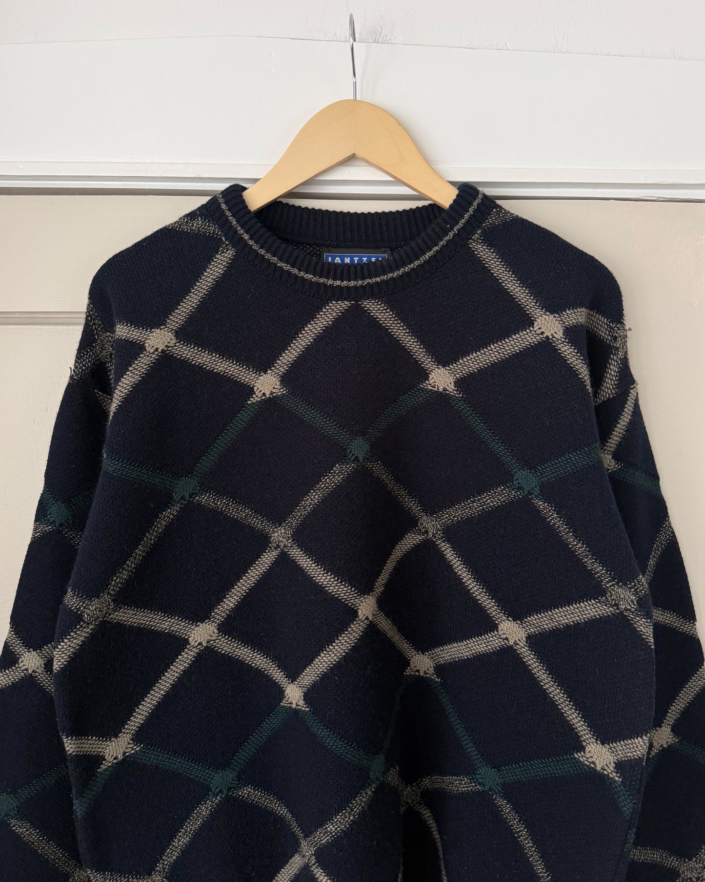 Jantzen Diamond Knitted Sweater