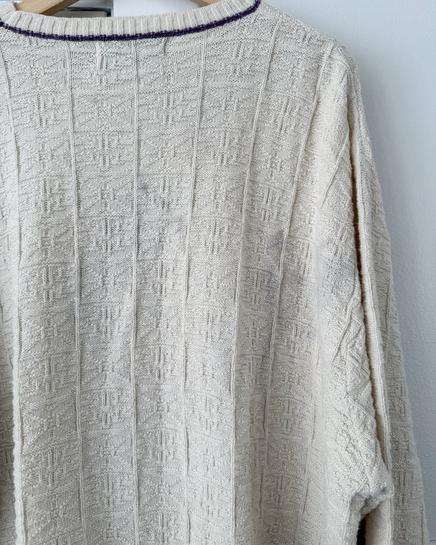 Garden Textured Knitted Sweater