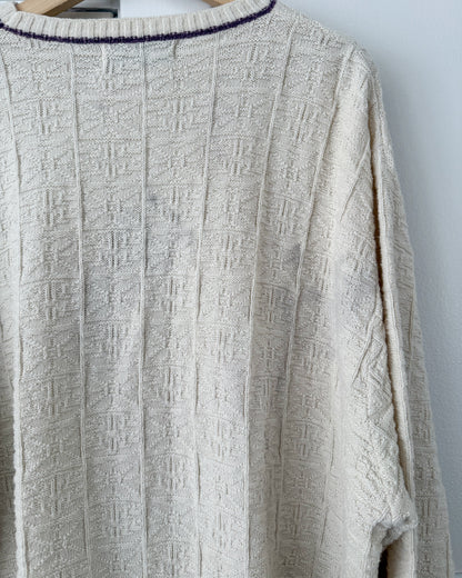 Garden Textured Knitted Sweater