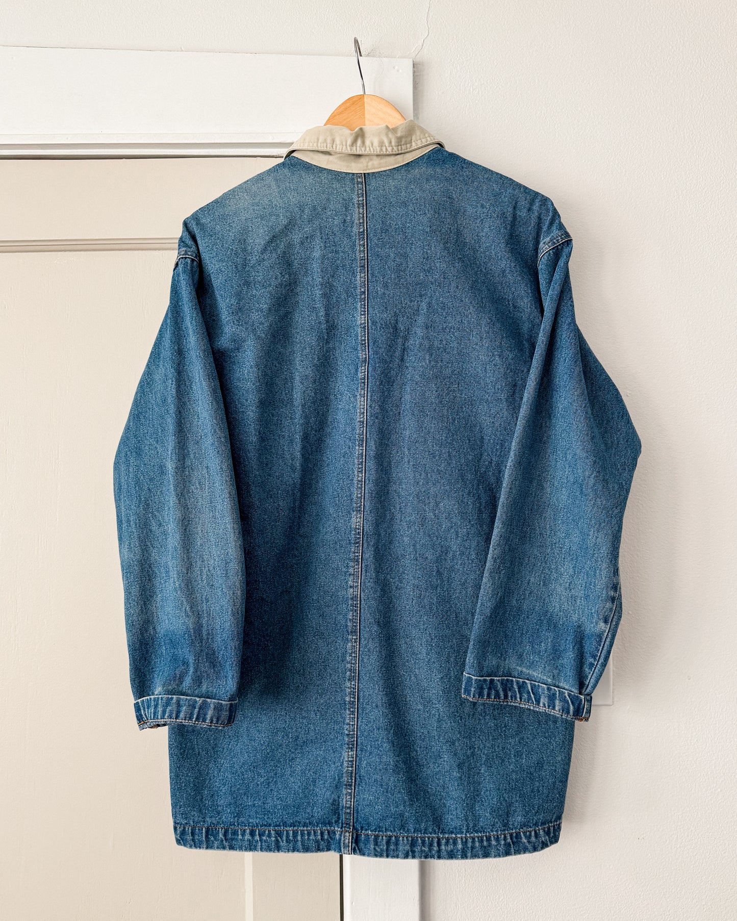 Lighthouse Embroidered Chore Coat