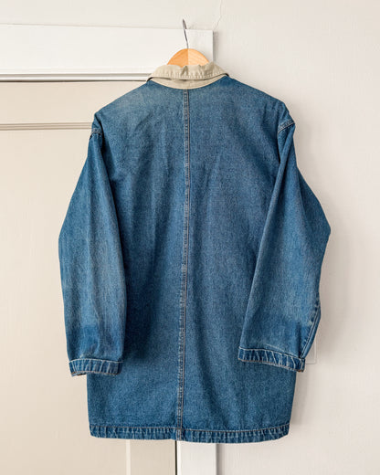 Lighthouse Embroidered Chore Coat