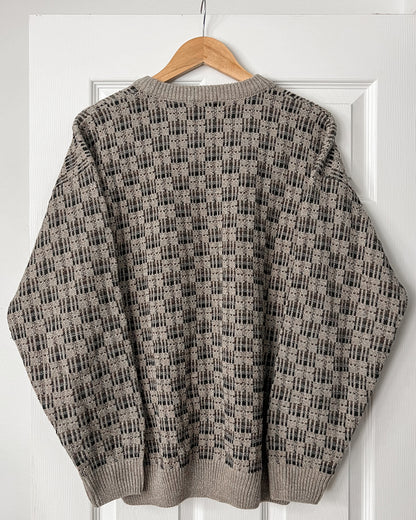 Towncraft Patterned Knitted Sweater