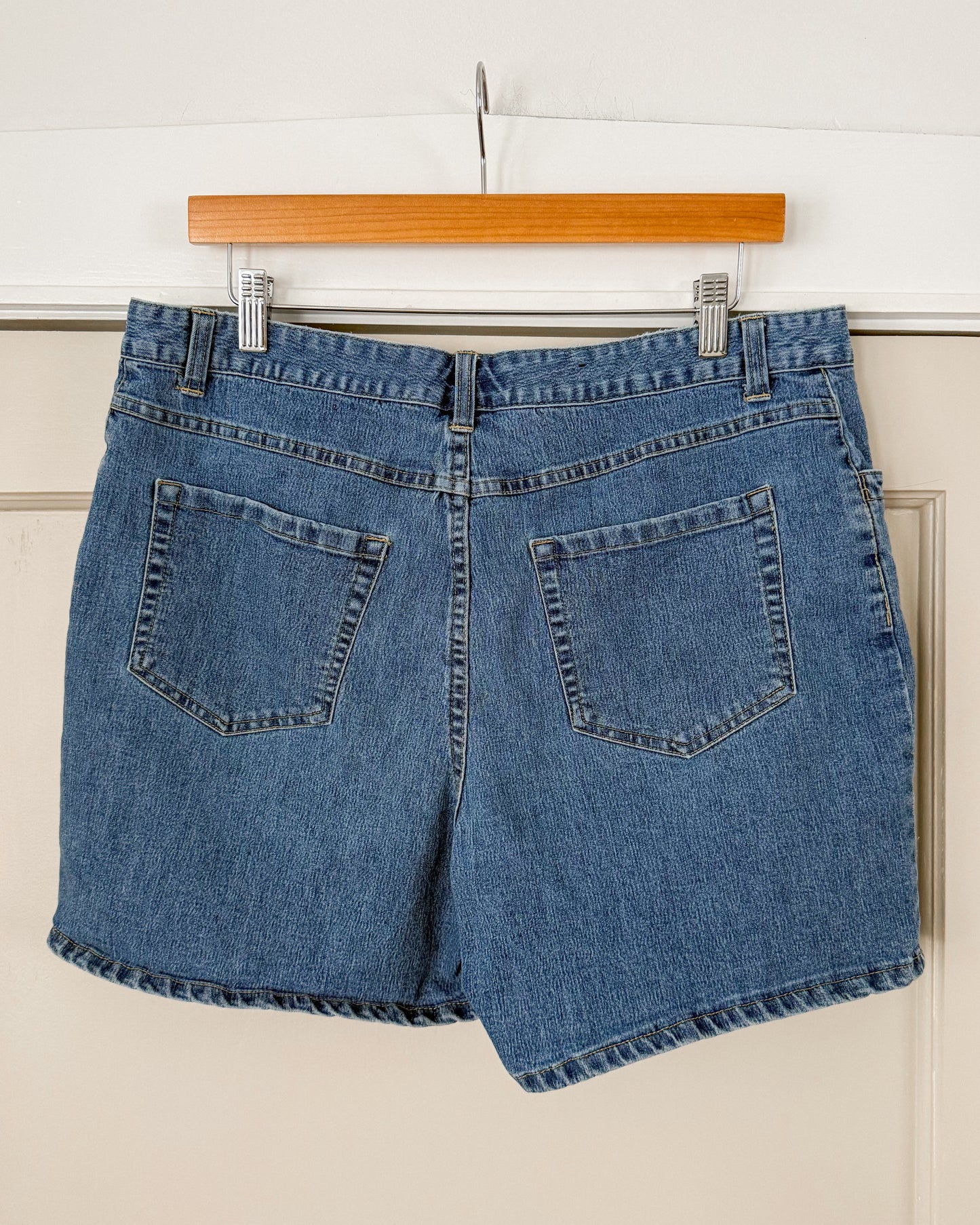 Cherokee Mid Rise Denim Shorts