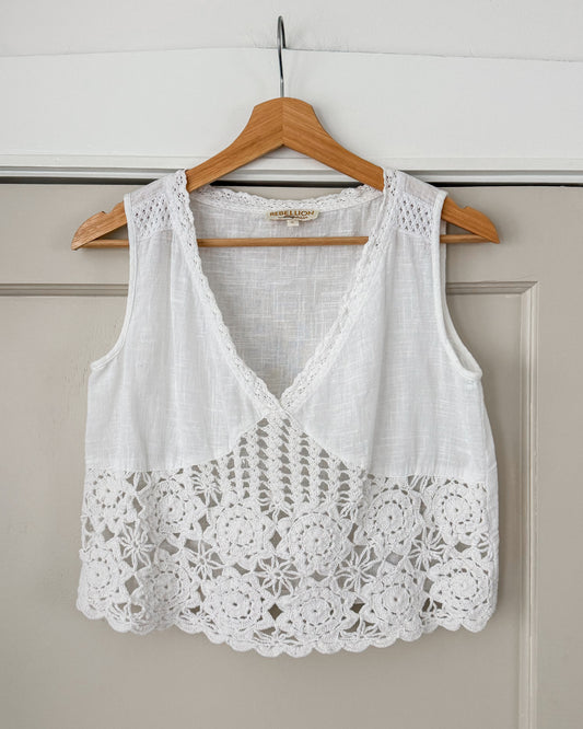 Cotton Knitted Tank Top