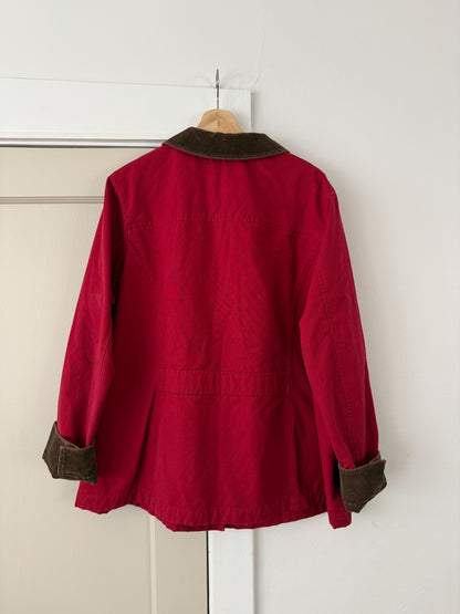 Vintage L.L. Bean Red Chore Coat