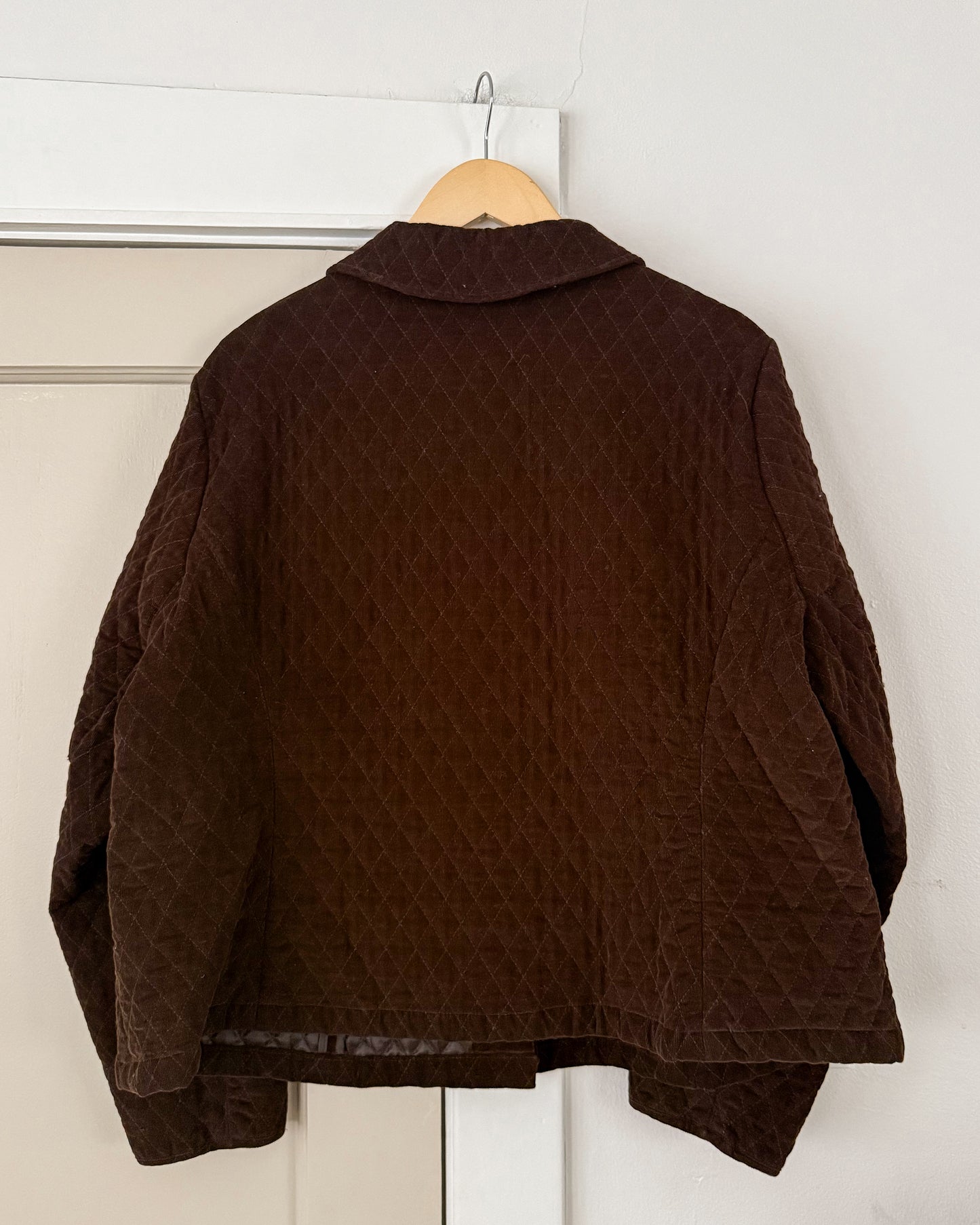 Brown Quilted Jacket