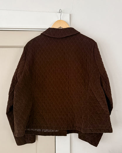 Brown Quilted Jacket