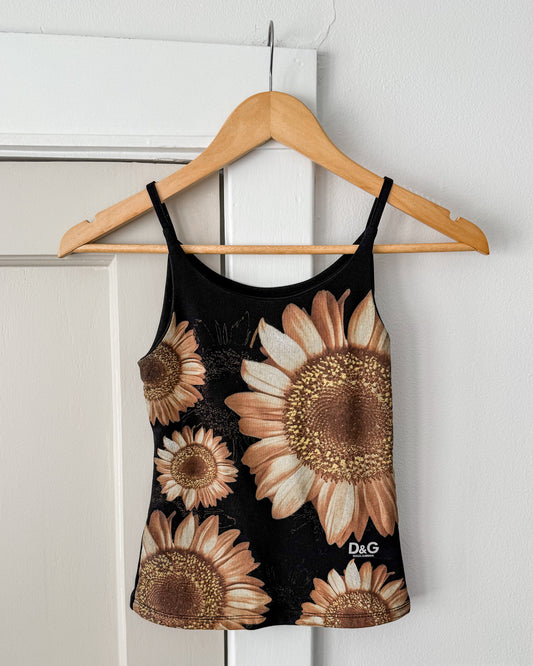 Dolce & Gabbana Sunflower Tank Top