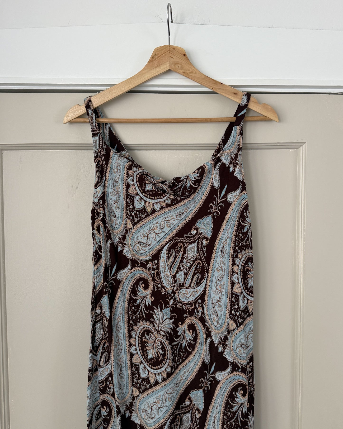 Vintage Paisley Midi Dress