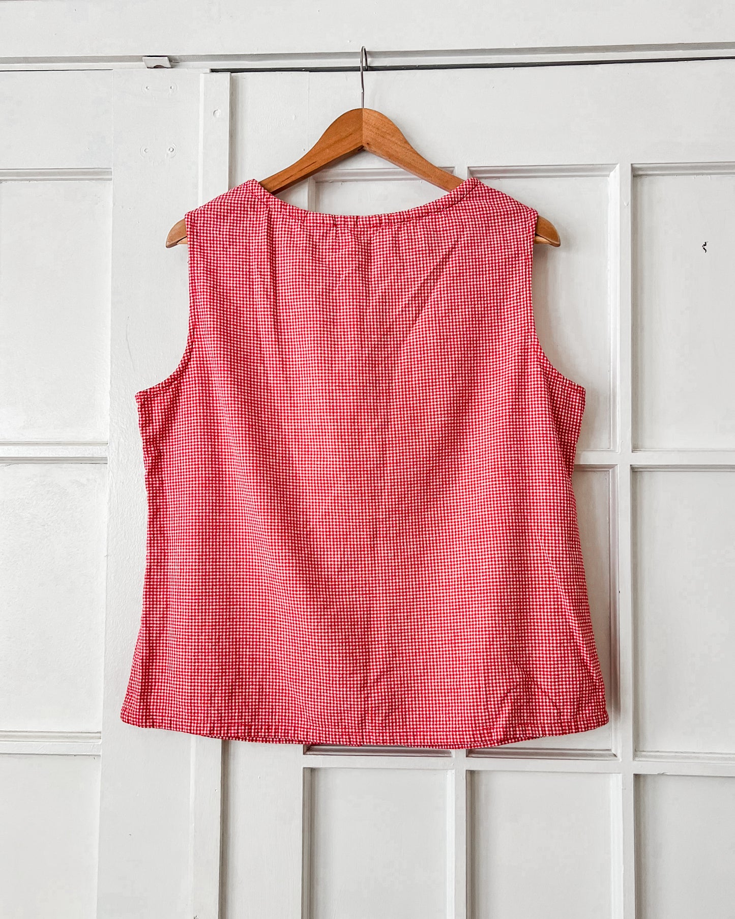 Red Gingham Tank
