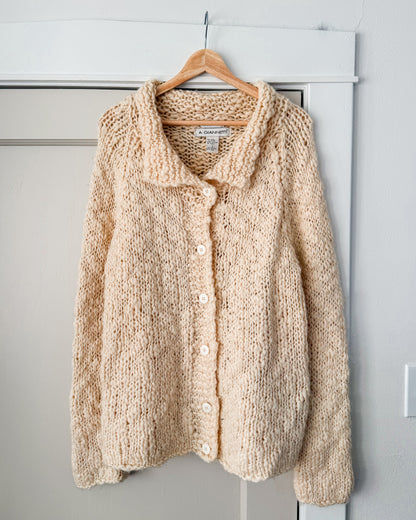 Hand Knitted Chunky Cardigan
