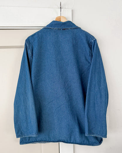 Denim Paisley Reversible Jacket