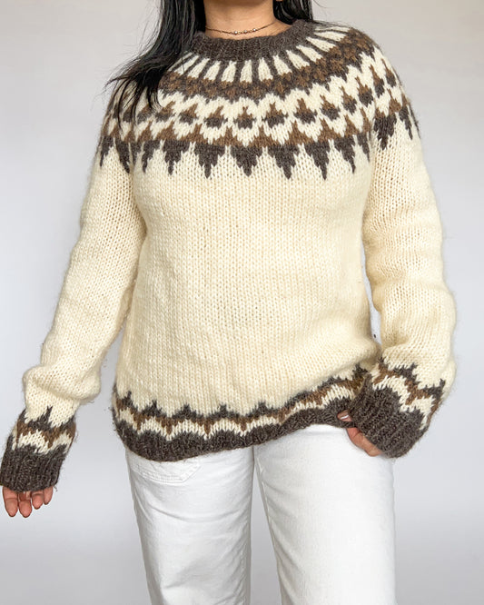 Wool Patterned Sweater