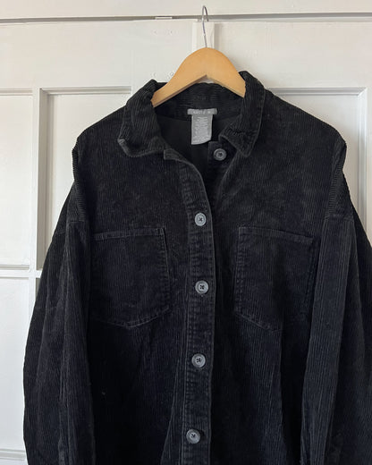 Black Corduroy Shirt