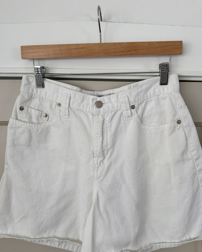 Vintage Essentials White Shorts