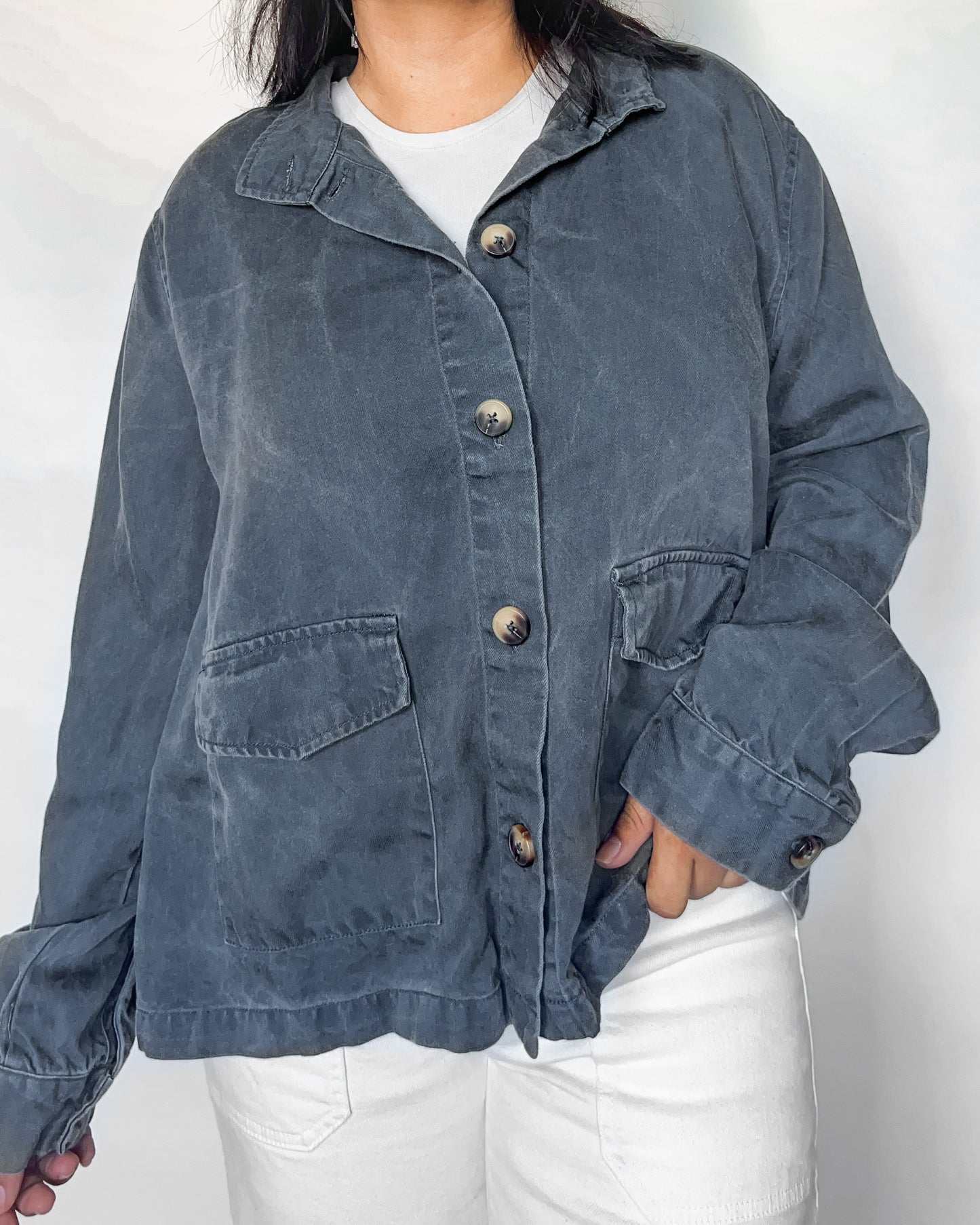 Charcoal Blue Lightweight Jacket