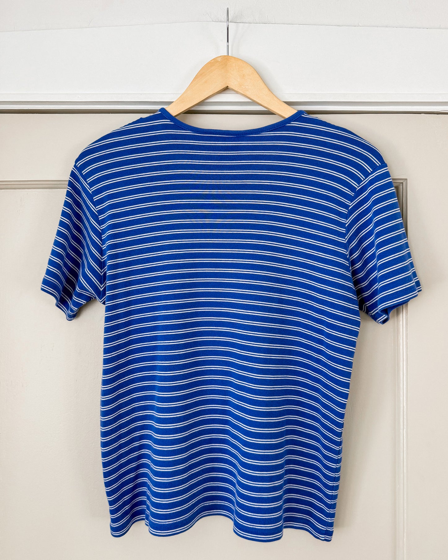 90’s Blue Striped T Shirt