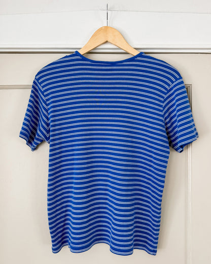 90’s Blue Striped T Shirt