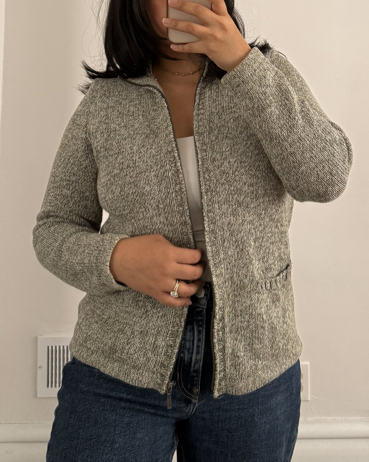 L.L. Bean Zip Up Sweater