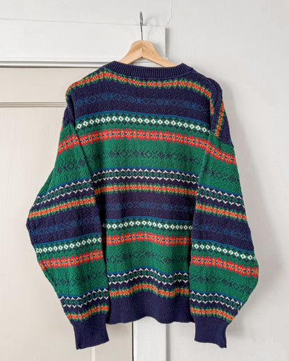 Multicolored Knitted Sweater