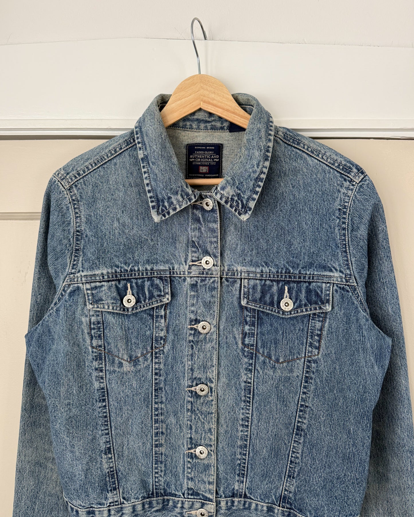 Faded Glory Lightwash Denim Jacket