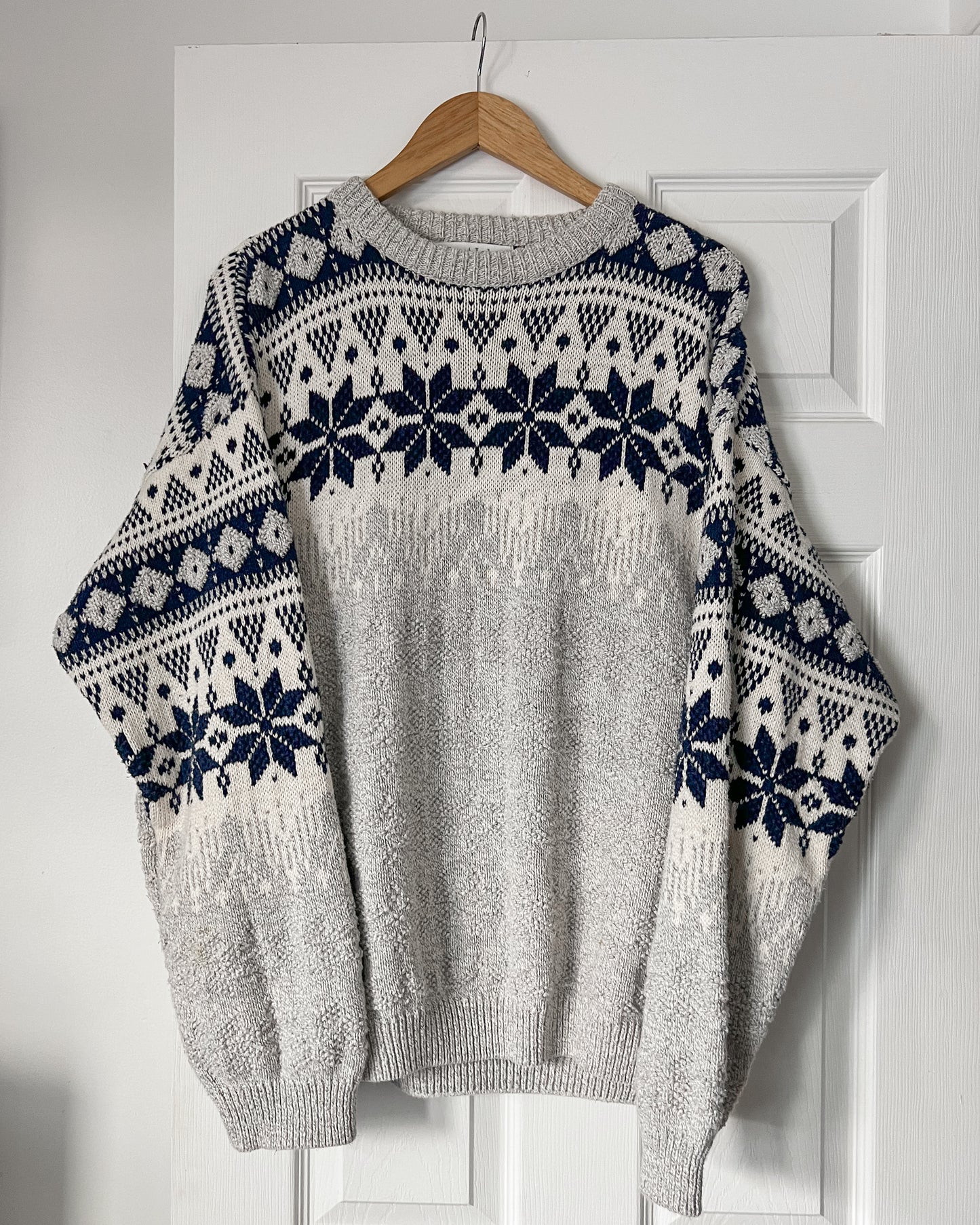 Snowflake Knitted Sweater