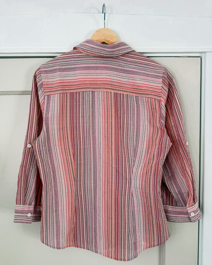Liz&Co. Pink Button Up