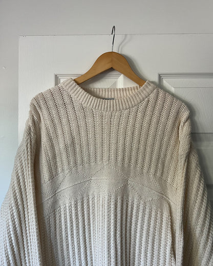 Ivy Club Cream Knitted Sweater