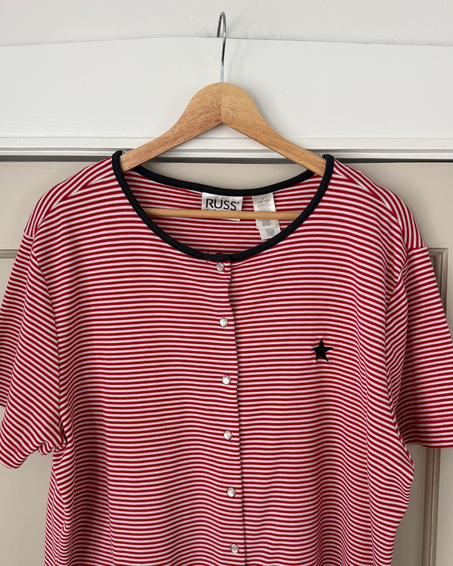 Vintage Striped Button Down
