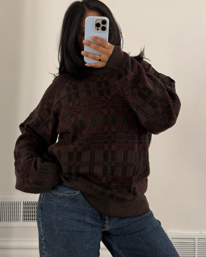 Vintage 90’s Patterned Sweater