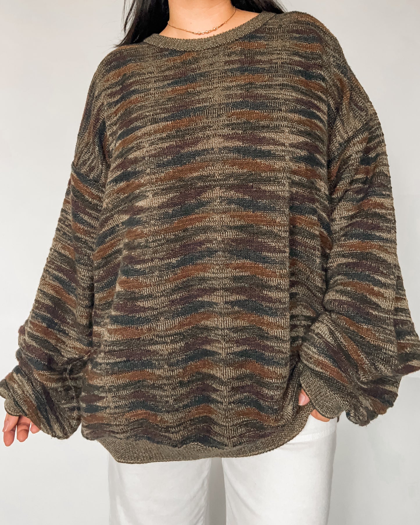 Harbor Bay Multi Patterned Knitted Sweater