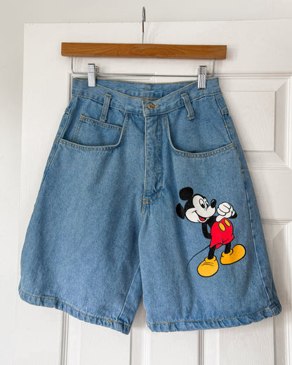 Vintage Mickey Denim Shorts