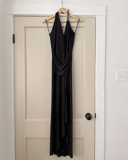 Vintage Black Halter Dress