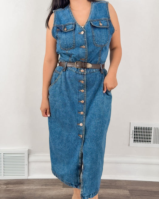 Vintage Denim Dress