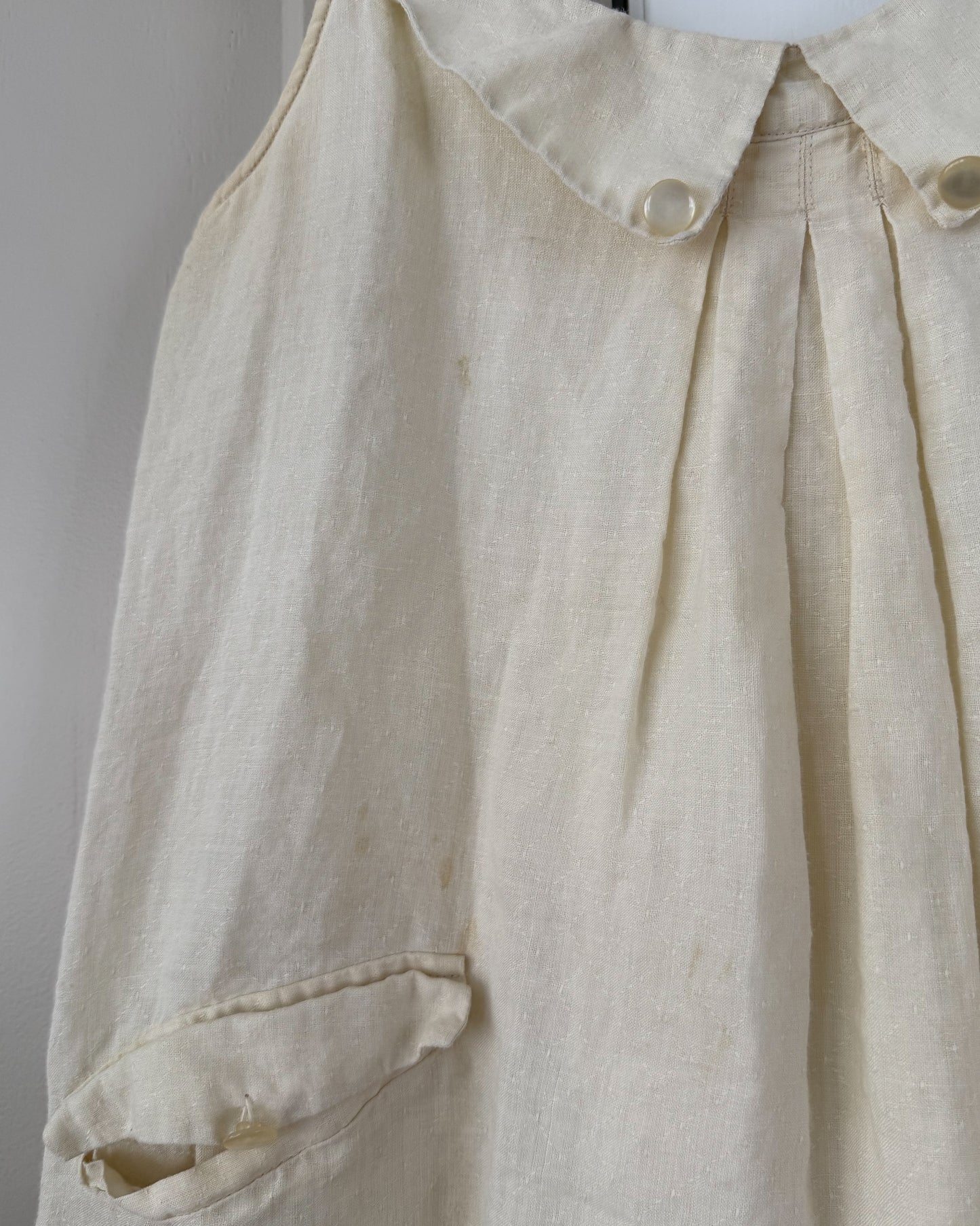 Linen Babydoll Dress