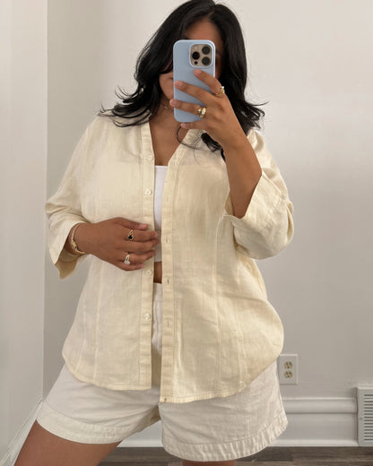 Linen Button Down Shirt