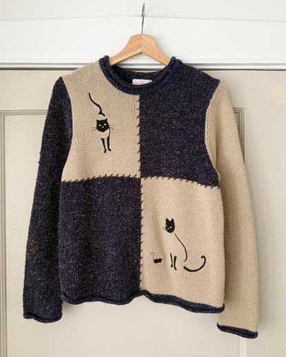 2004 Cat Knitted Sweater