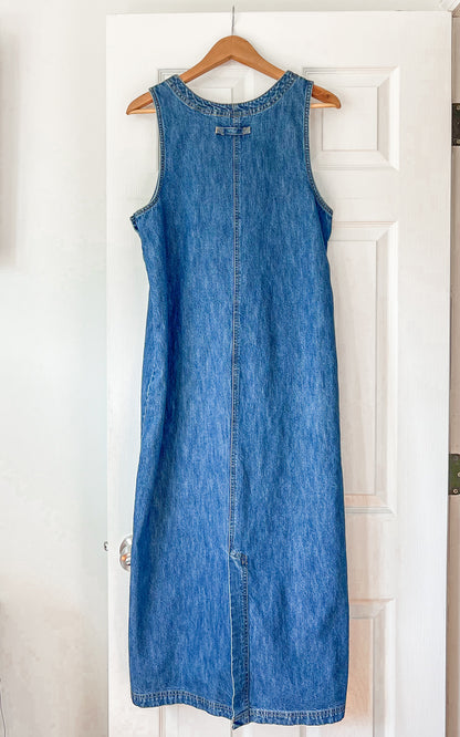 Crossroads Denim Maxi Dress