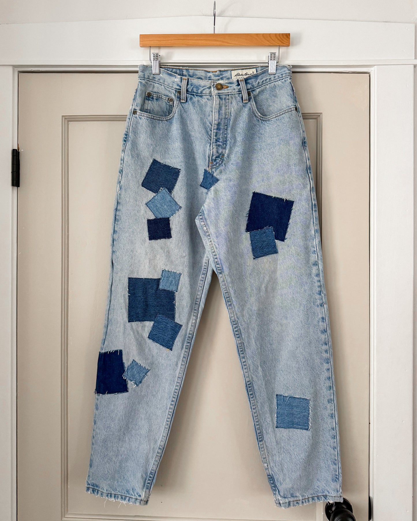 Eddie Bauer Loose Fit Patchwork Jeans