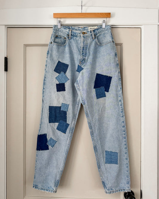 Eddie Bauer Loose Fit Patchwork Jeans