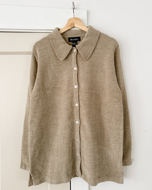 Neutral Button Cardigan