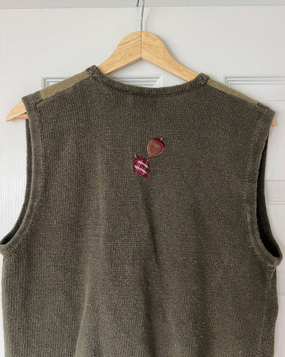 Fall Graphic Knitted Vest