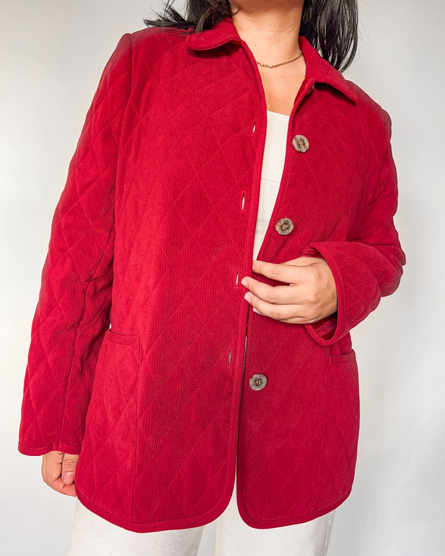 Koret Red Quilted Jacket