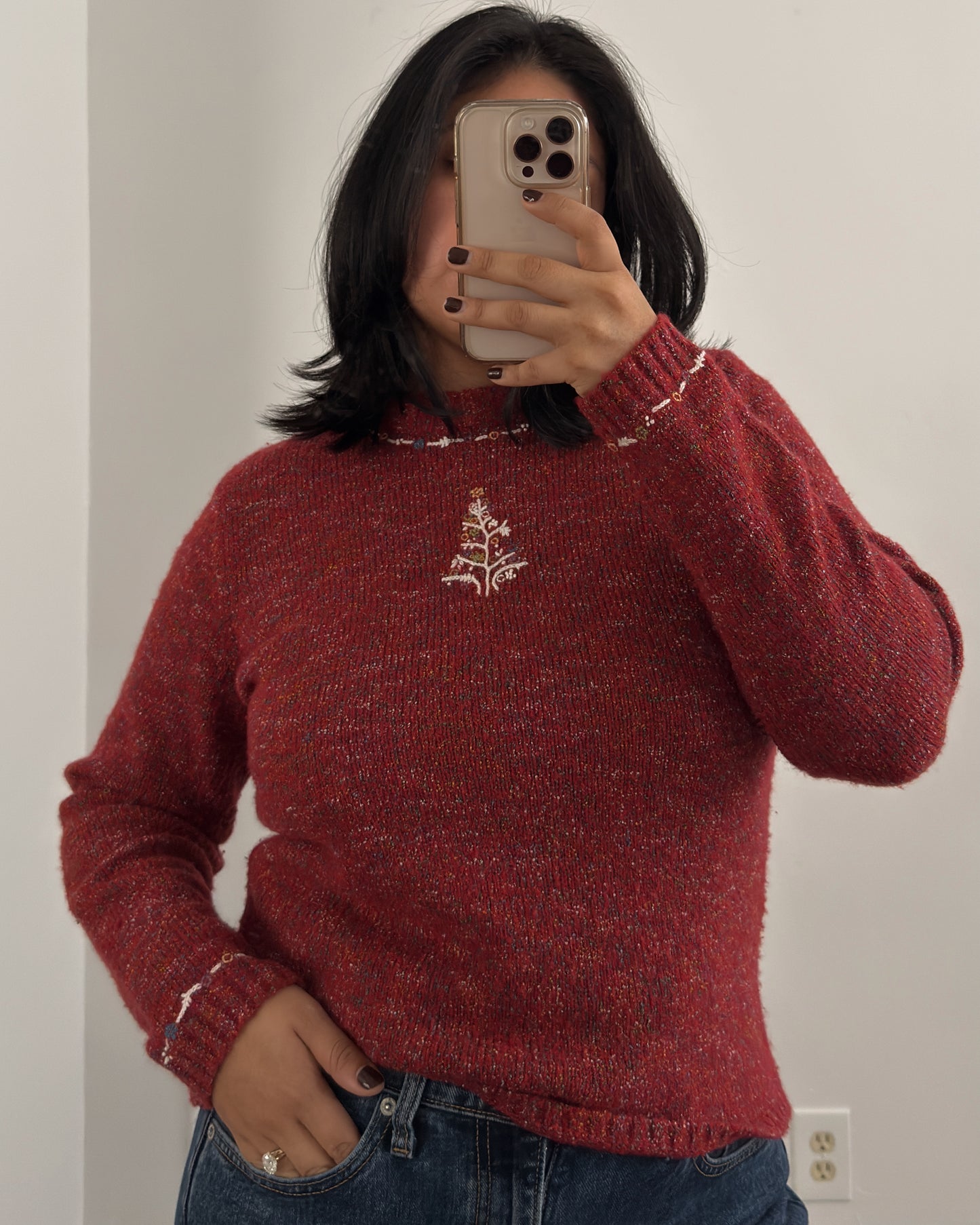 Woolrich Christmas Tree Sweater