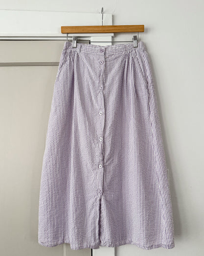 Vintage Purple Striped Skirt