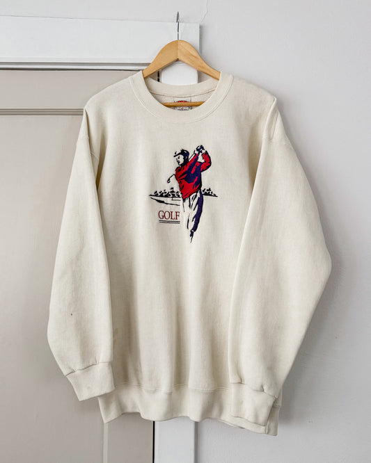 Vintage Golf Embroidered Crewneck